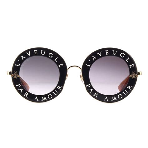 gucci l'aveugle par amour sunglasses price|Gucci L'Aveugle Par Amour Round Sunglasses .